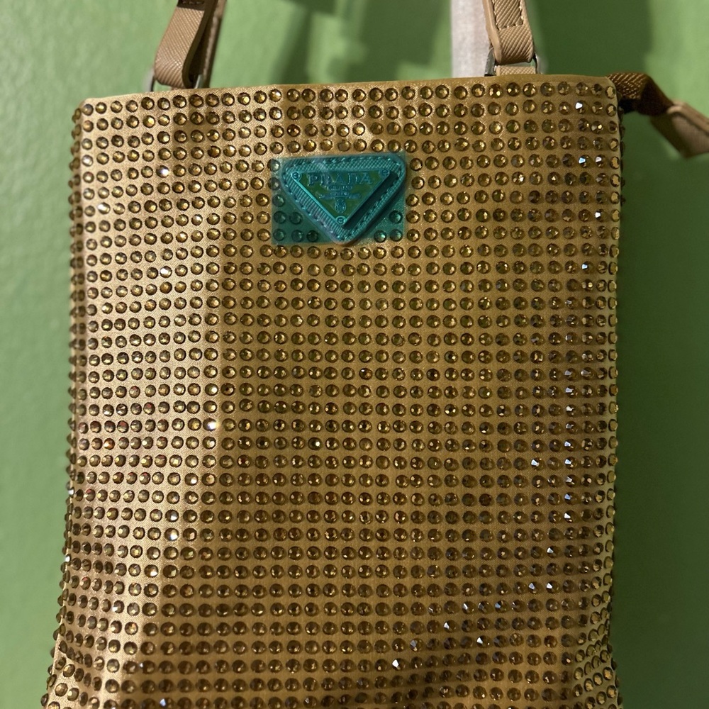 Gold Glitter Crossbody